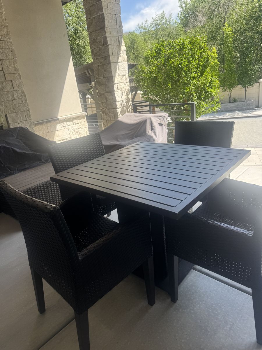 Square dining set