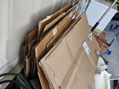 Large Cardboard Moving Boxes - Various Sizes, Used