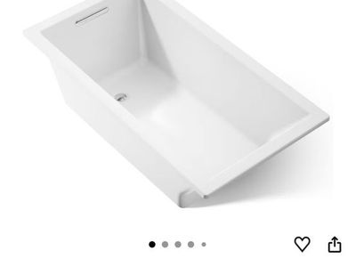 Kohler drop in soaker tub 32x60