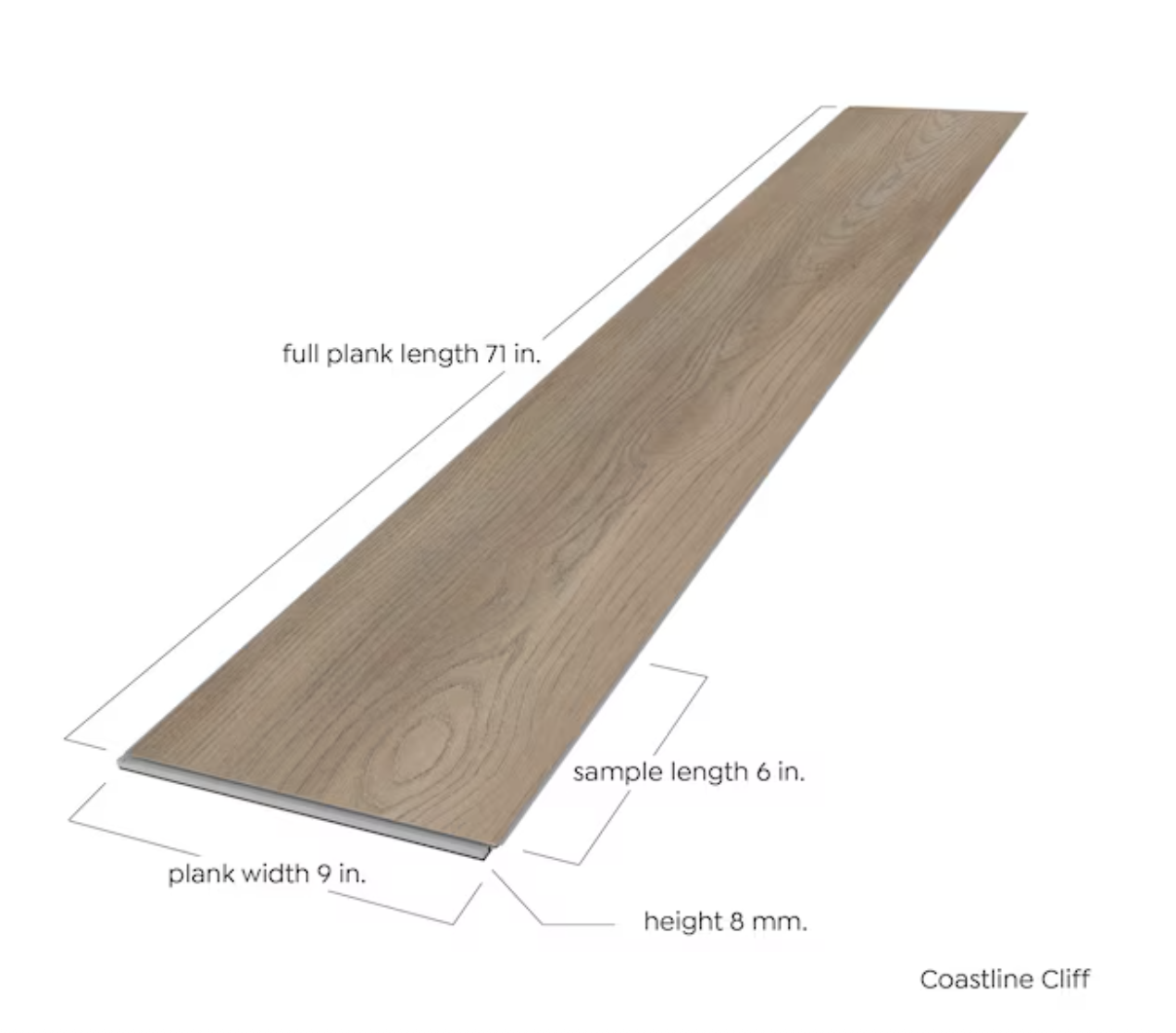 Waterproof Luxury Vinyl Plank Flooring ( 26.62-sq ft Carton )