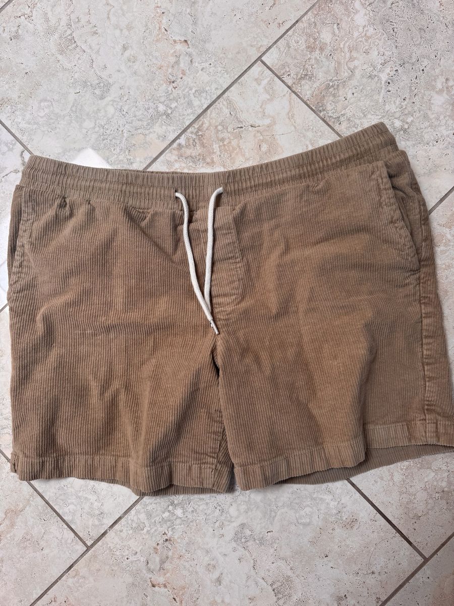 RSQ Corduroy Pull-On Shorts - Tan/Khaki, Waist 36