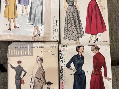 Amazing Vintage Sewing Patterns. 1940s.