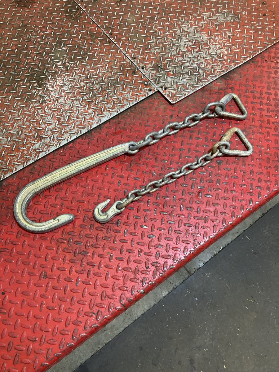 J hook chain links