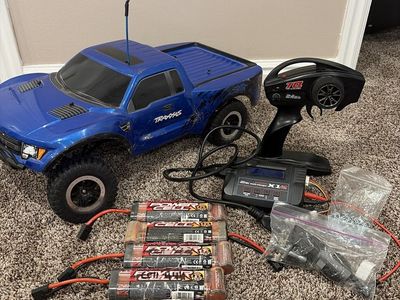 Traxxas Ford Raptor SVT 1/10 Scale Bundle with Controller & NiMH Charger