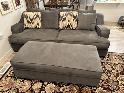 Comfy loveseat and couch set