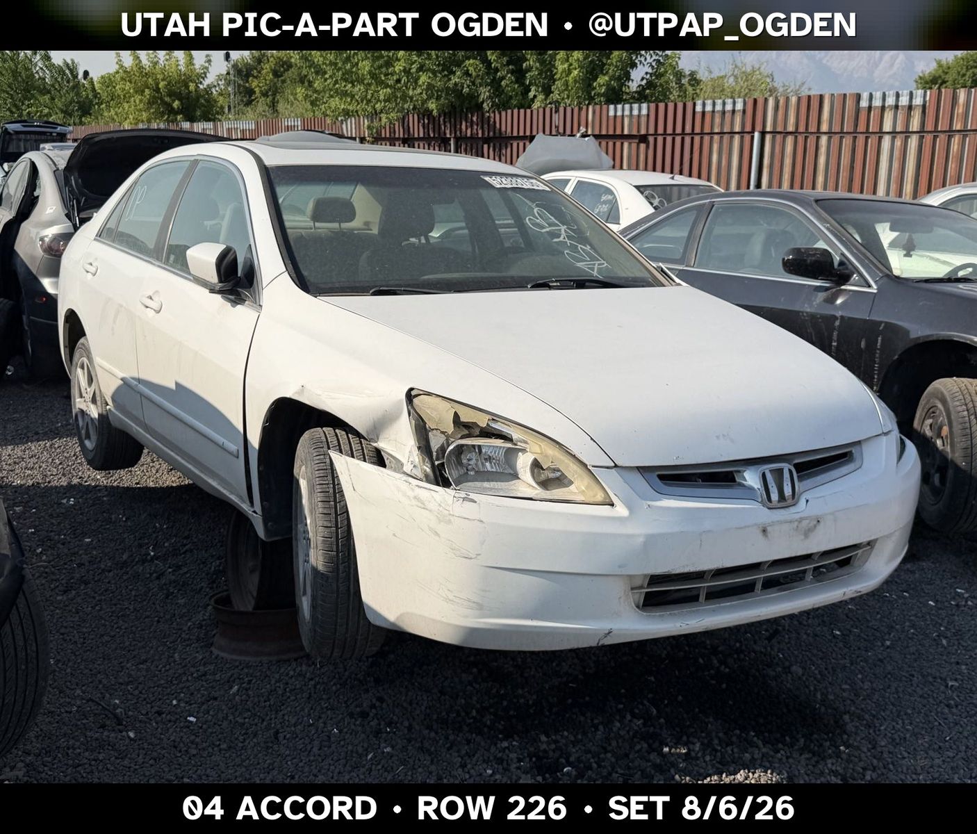 Just In! 2004 Honda EX-V6 Parts - UTPAP Ogden