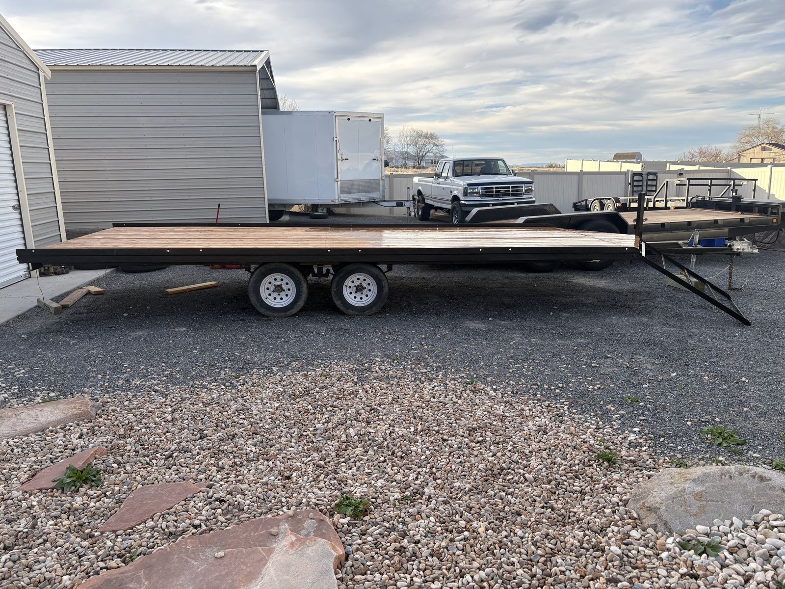 4 Place Snowmobile / ATV Trailer