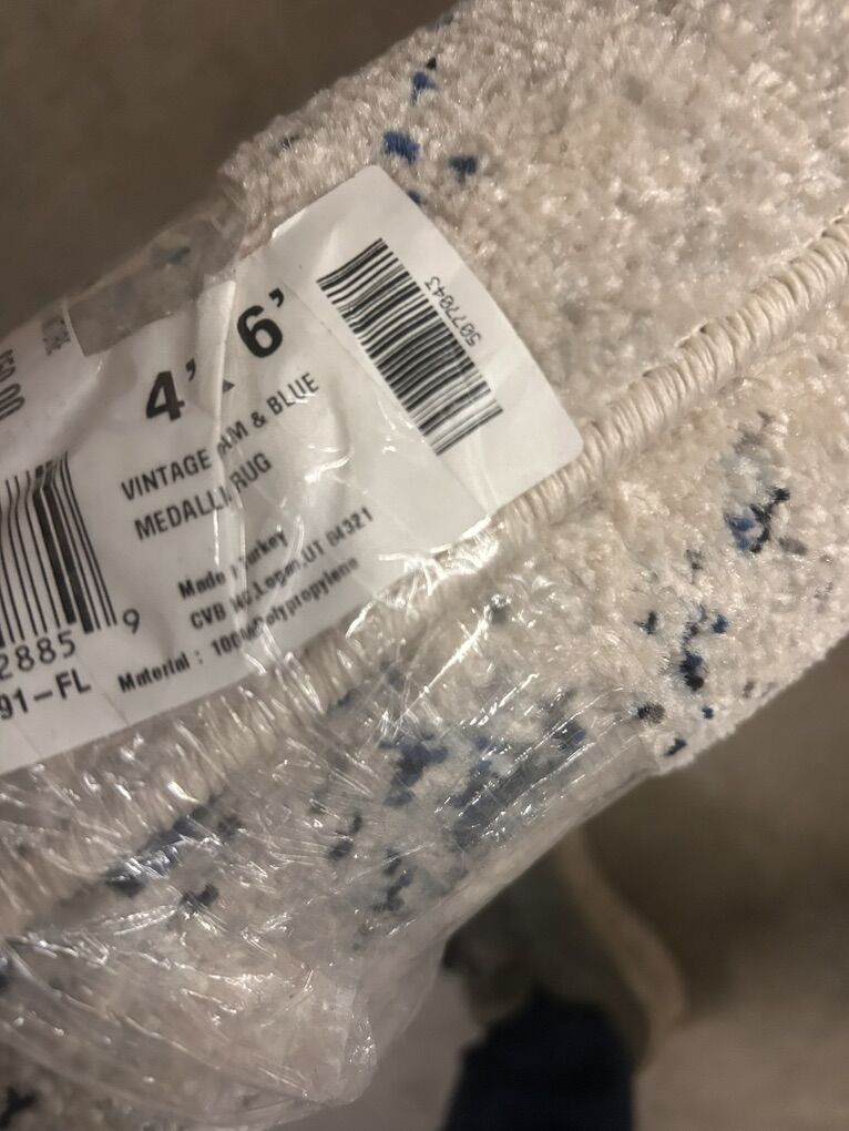 Vintage Medallion Area Rug4x6