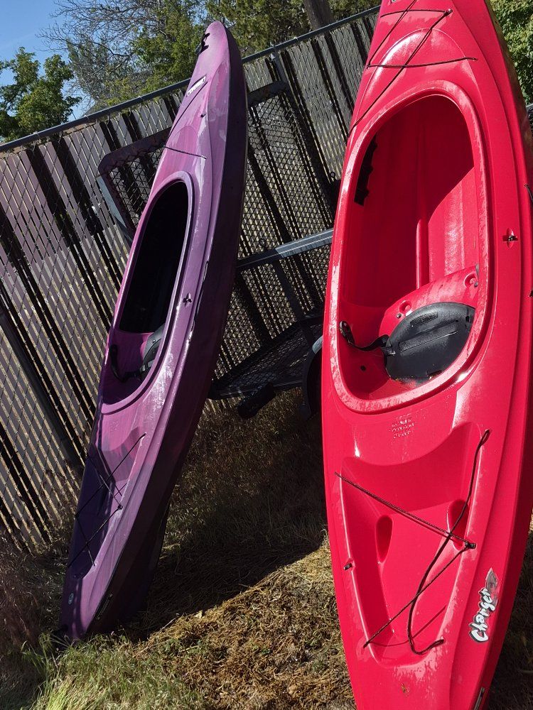 2 Lifetime charger kayaks