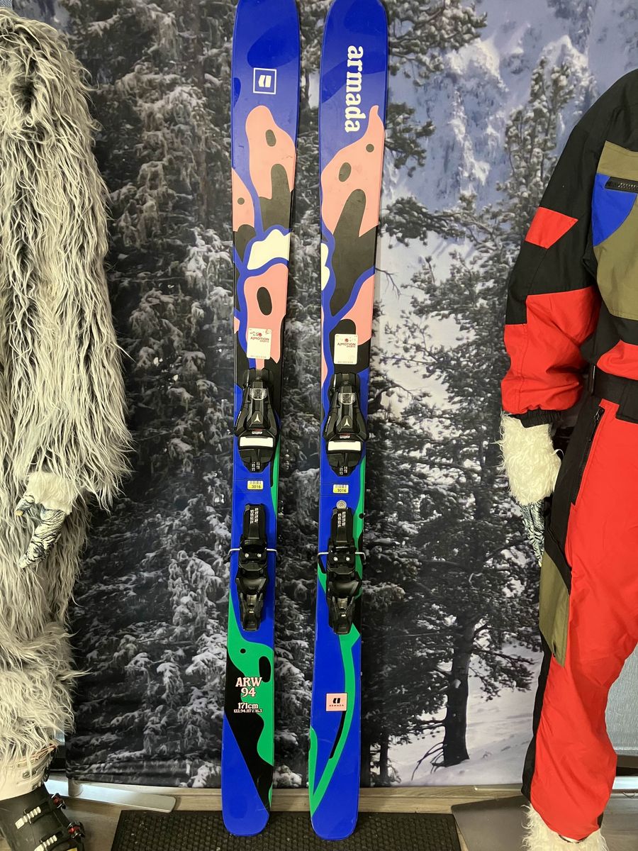 Used Armada ARW 94 171cm Skis w/ ATOMIC NR Strive 11 GW Demo Binding
