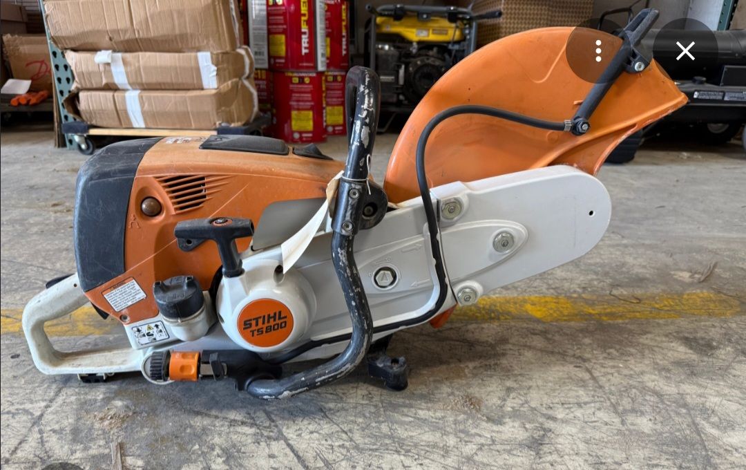 STIHL TS800 Gas Cut-Off Saw - Used, Powerful Demolition Concrete Saw
