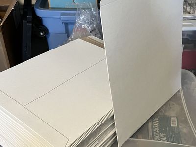 50 White Self-seal Rigid Mailers 12 3/4”x 15”