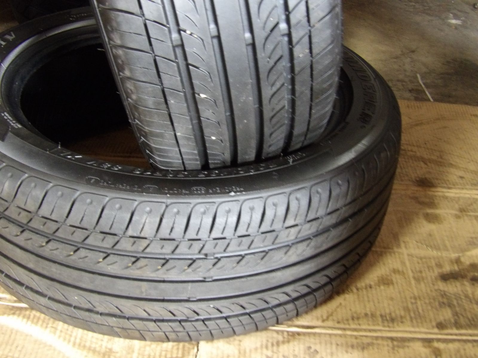 195/50R16 THUNDERER MACH IV PAIR OF TWO USED TIRES
