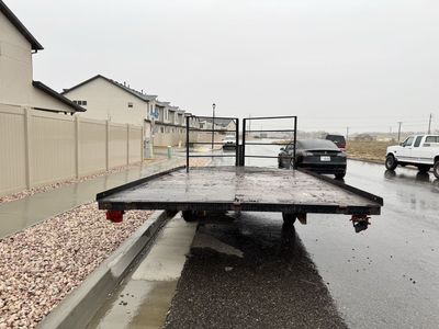 16ft deck snowmobile trailer