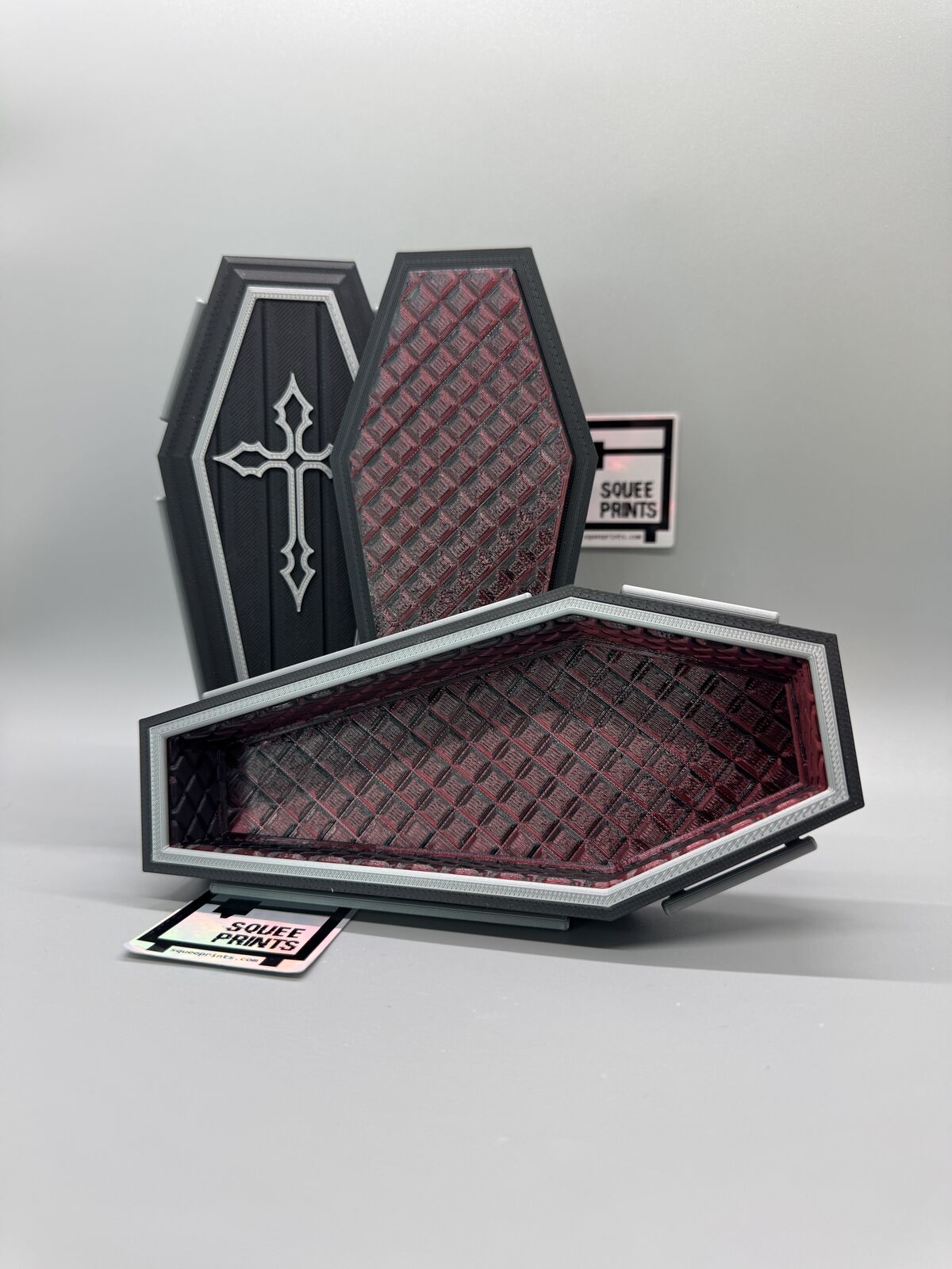 Coffin | Casket | Miniature | 3D Printed | Halloween Decor