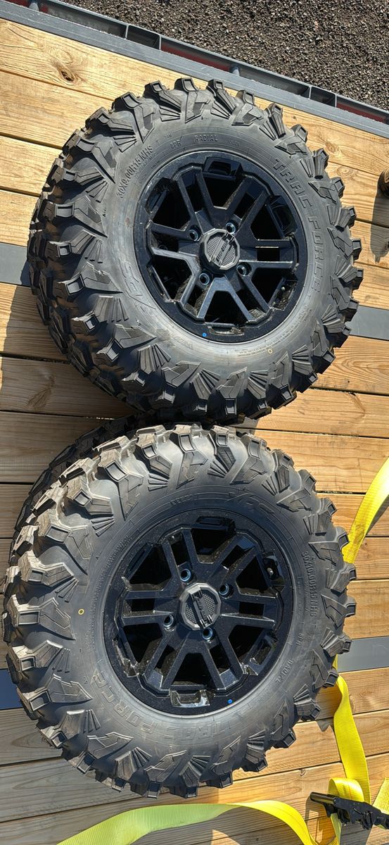 Can Am Defender HD 11 takeoff rims and tires