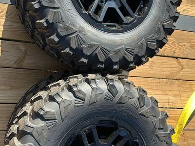 Can Am Defender HD 11 takeoff rims and tires