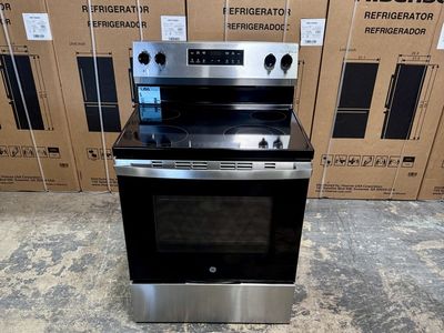 NEW GE 30 INCH ELECTRIC RANGE WITH WARRANTY