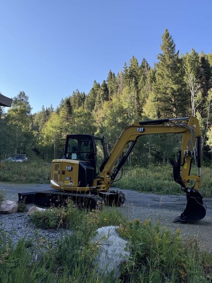 Up for Rent! New Cat 305. 50 Class, 5 Ton Mini Excavator with Thumb and Blade