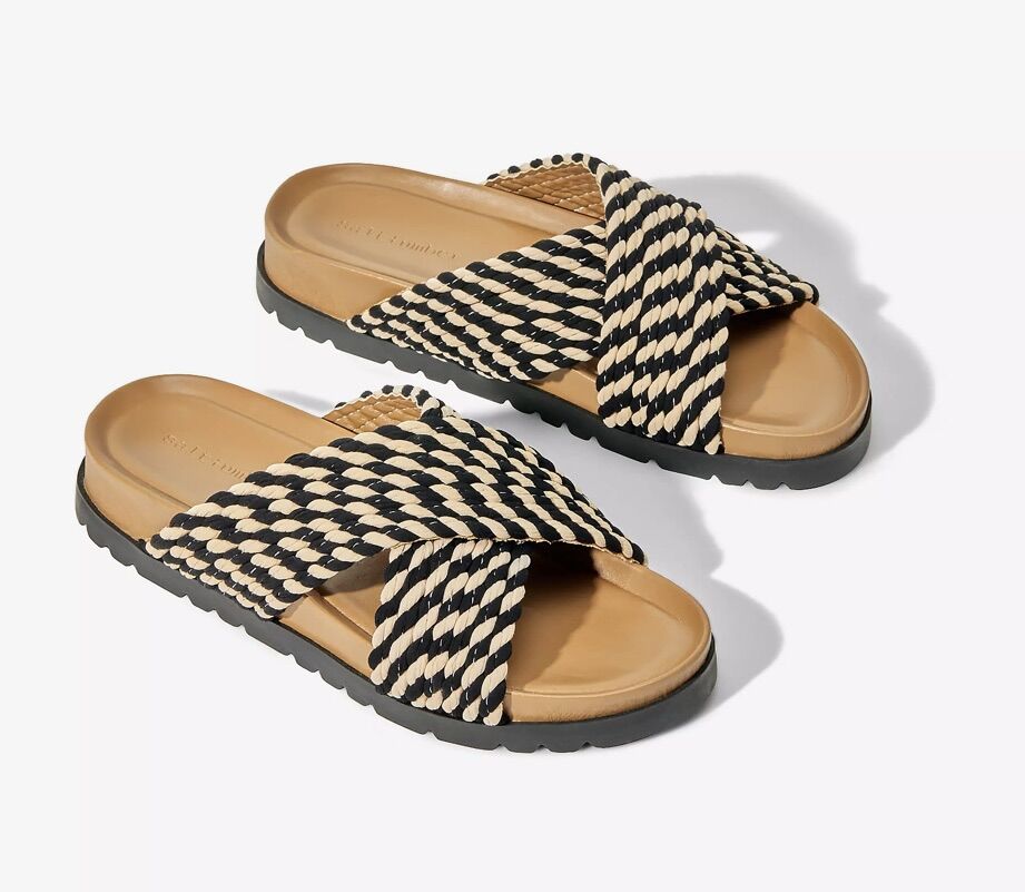 New! Salt And Umber Sandals Retail $150. On Sale N