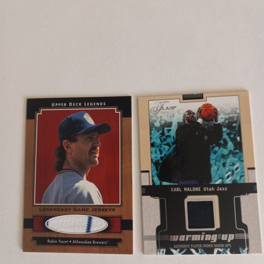 KARL MALONE NBA ROBIN YOUNT MBL GAME JERSEYS