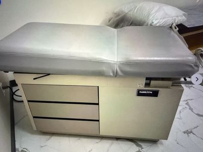 Medical Exam Table-Hamilton E Series Medical Examination Table with Drawers and Stirrups