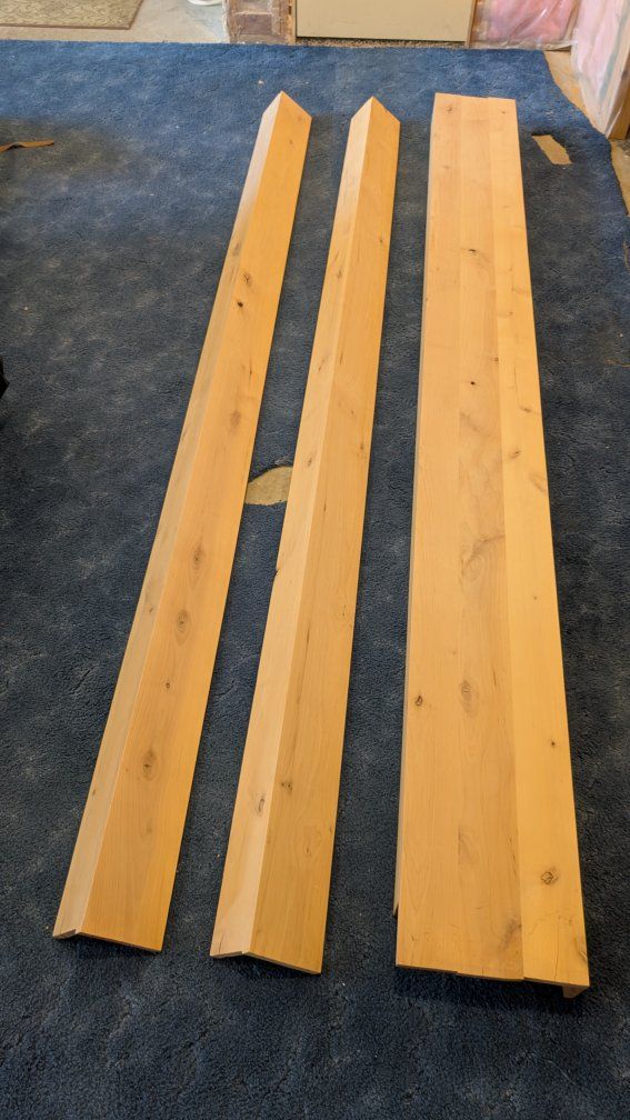 10 ft long Knotty Alder Columns