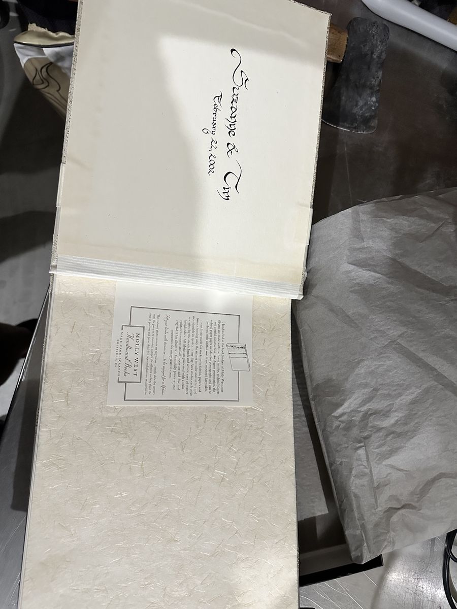 Molly WestHandmade Wedding Booklet Or Photo Album