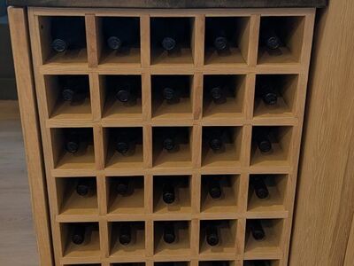 Wine, rack, cooler, glasses