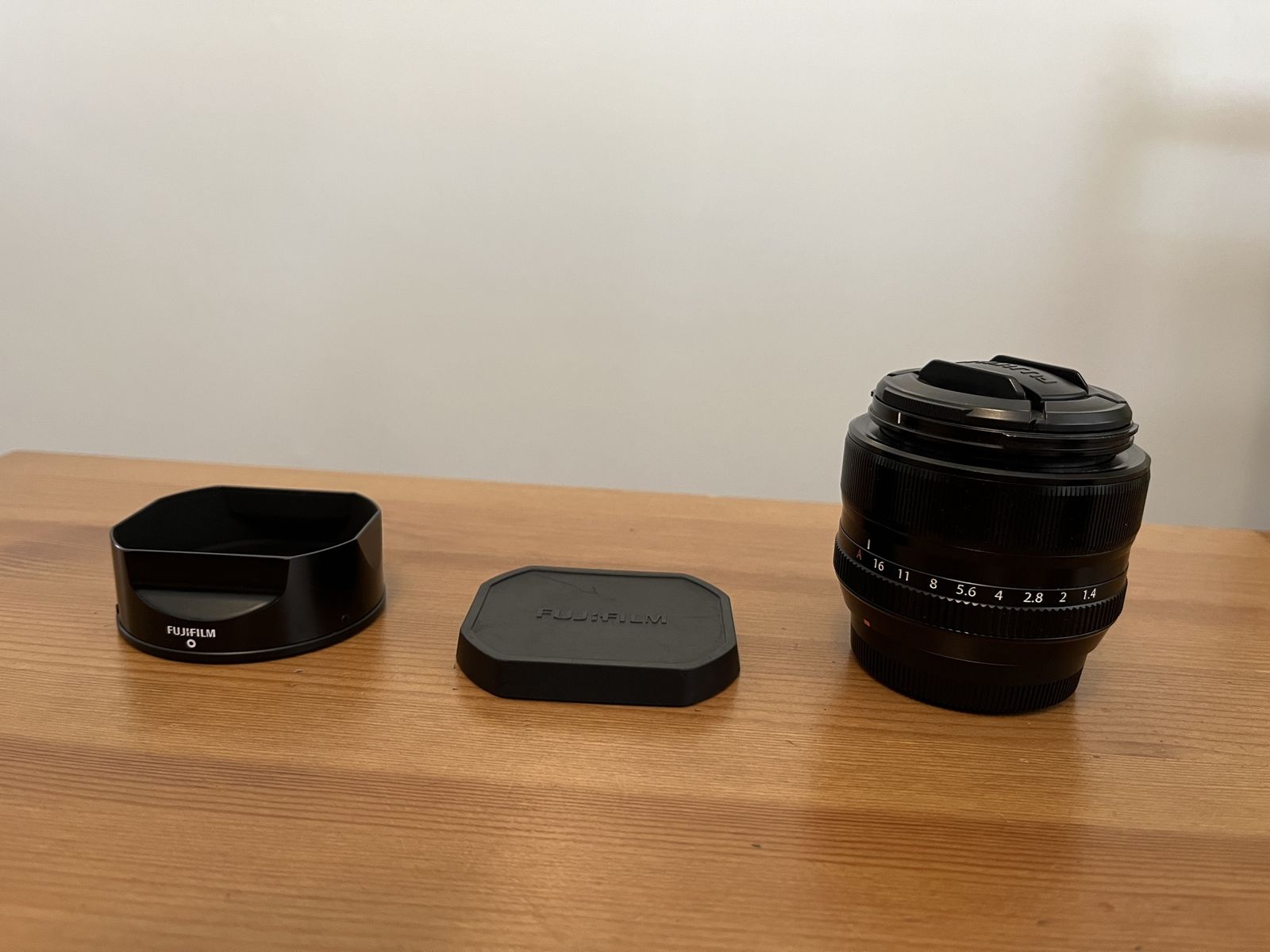 Fujifilm Fujinon Super EBC XF 35mm f/1.4 R Lens with Hood and Cap