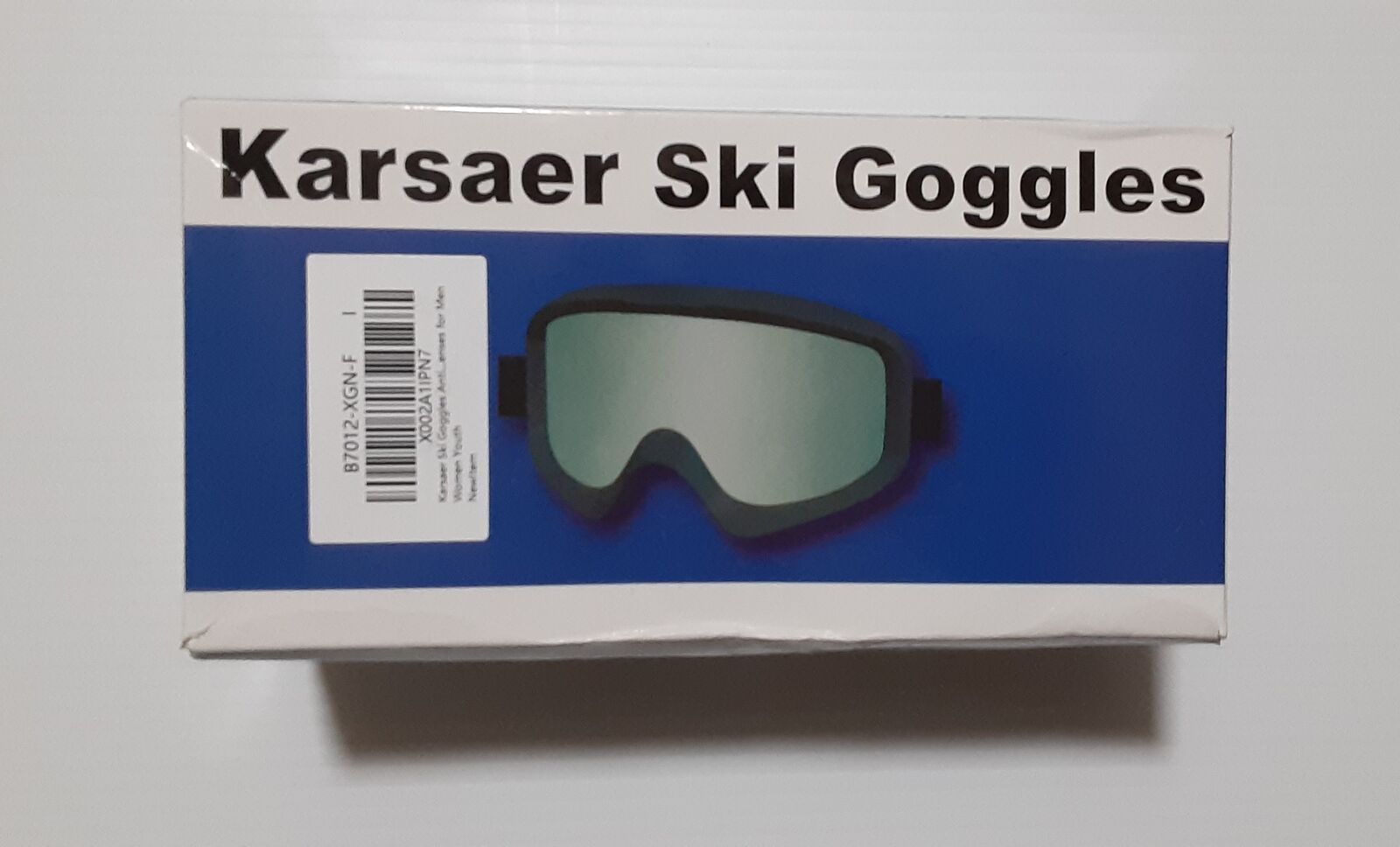 Karsaer Ski/Snowboard Goggles Anti-Fog and UV Protection, and Bendable Dual-Lenses for Men, Women, Youth - New