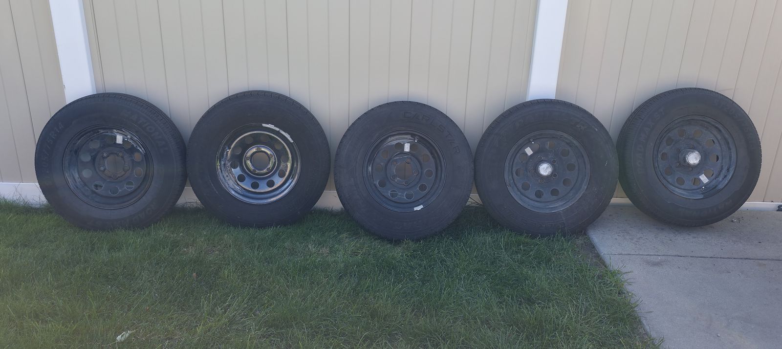5 lug trailer tires - 205 75 14