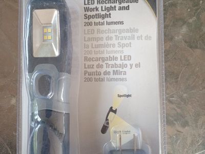 LED Rechargeable Work Light and Spotlight Brand New