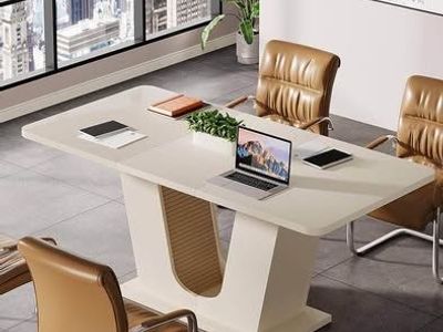 Tribesigns 55-Inch Table White