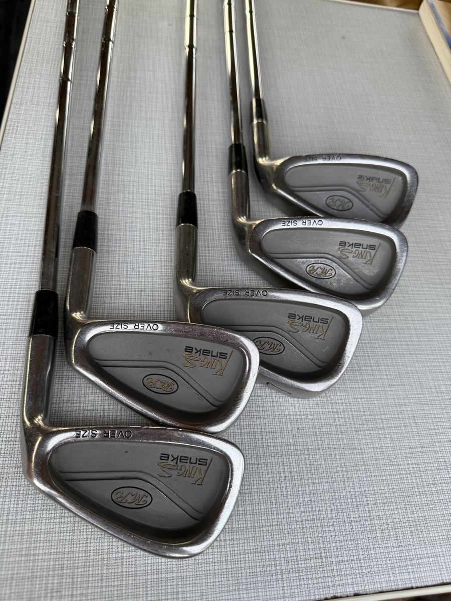 MSR King Snake Oversize Iron Golf Club Set 5-9 Steel Shafts Lamkin Grips