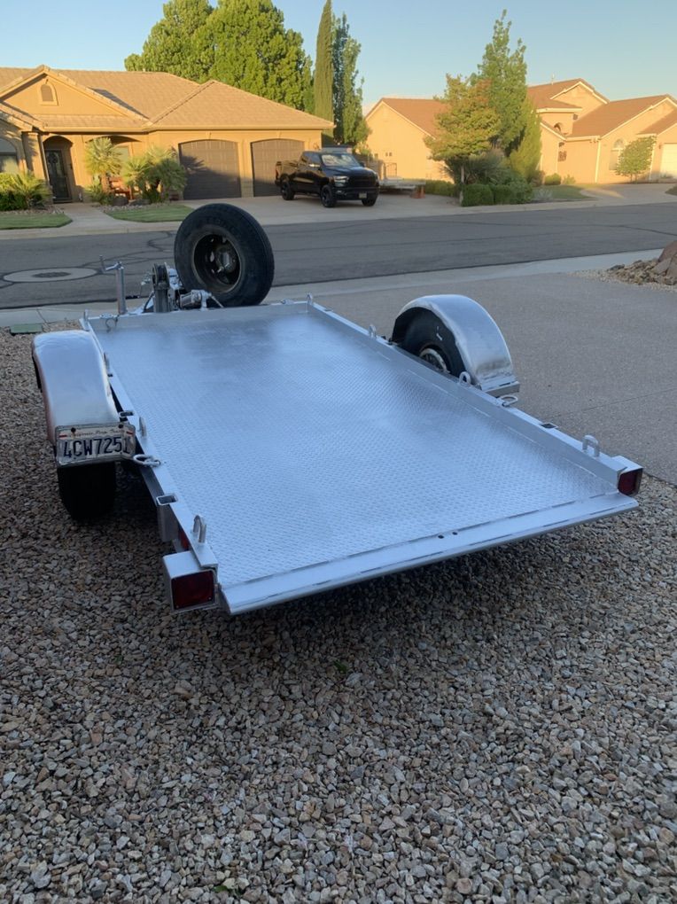Steel Tilt Bed TRAILER Single Axle