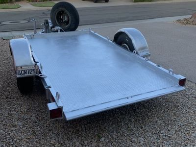 Steel Tilt Bed TRAILER Single Axle