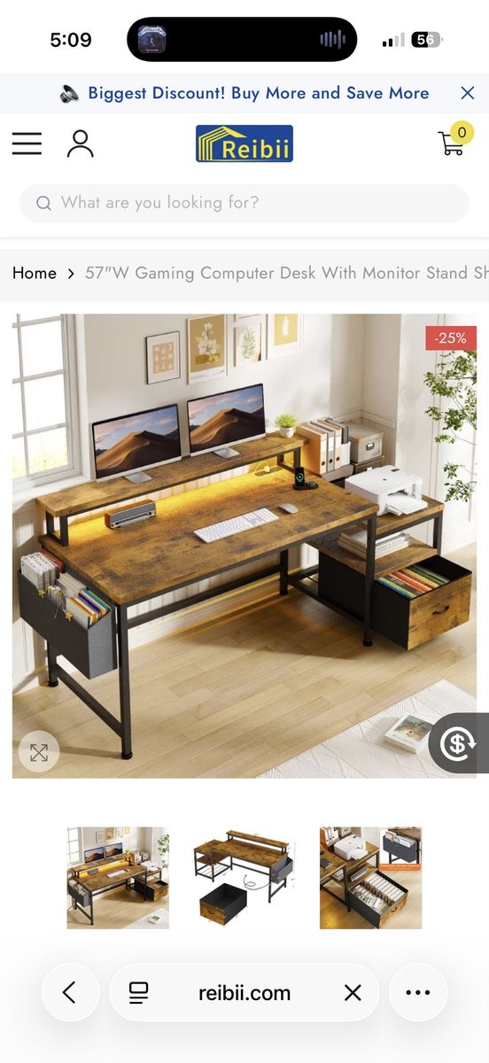 New Desk in box