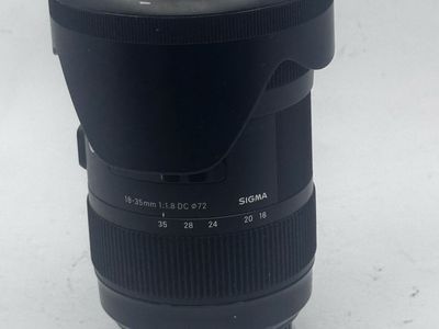 Sigma 18-35mm f/1.8 DC HSM Art Lens for Canon EF - APS-C DSLR Camera Lens