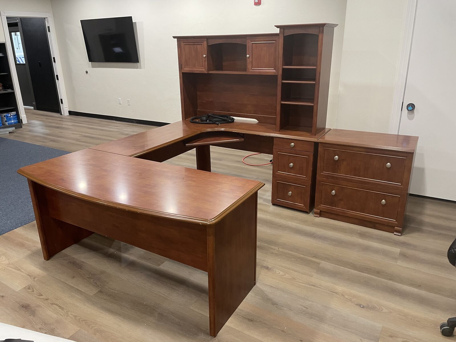 Brown Wooden Desk for sale — $300 OBO