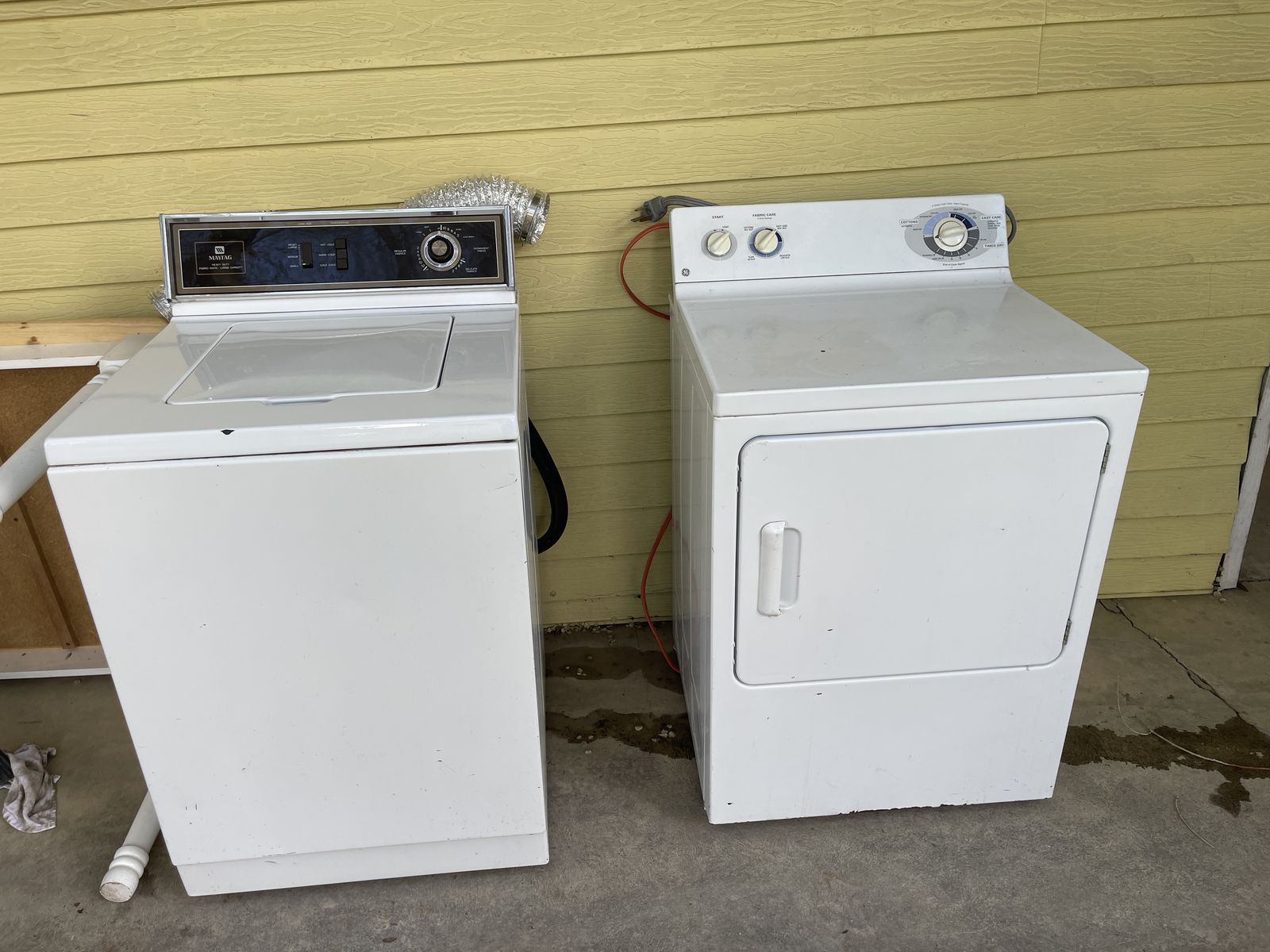Used Maytag Washer/GE Dryer for Sale