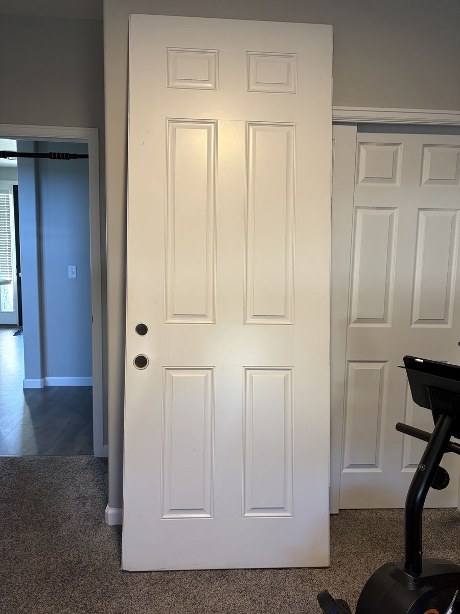 exterior aluminum door (36 x 96) 8 foot door