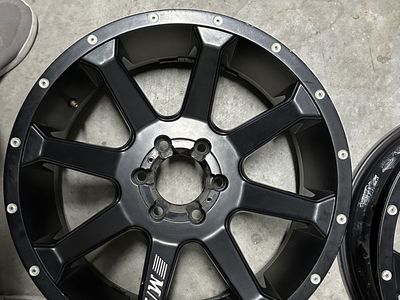 Mickey Thompson M/T Black 8-Spoke Wheels Rims Set