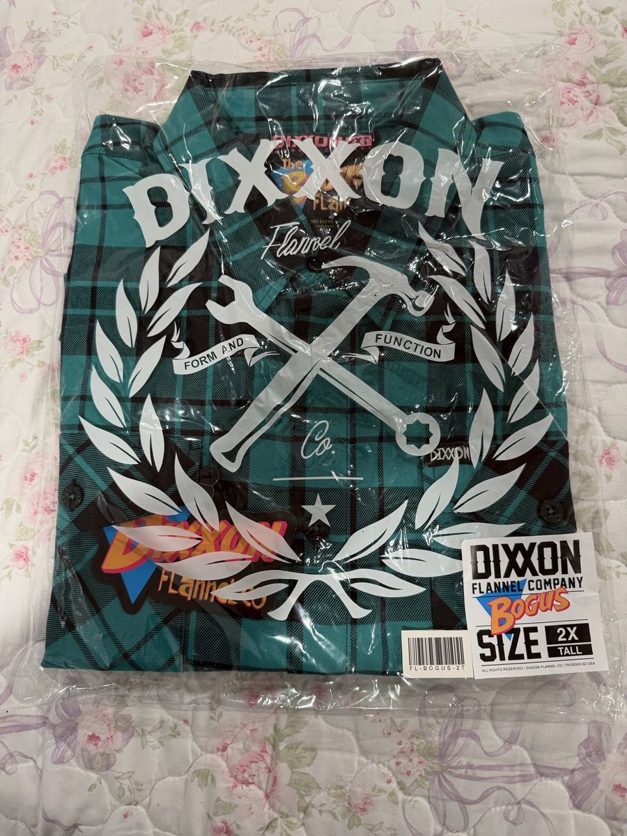Dixxon “the bogus” flannel, 2xL tall BNIB