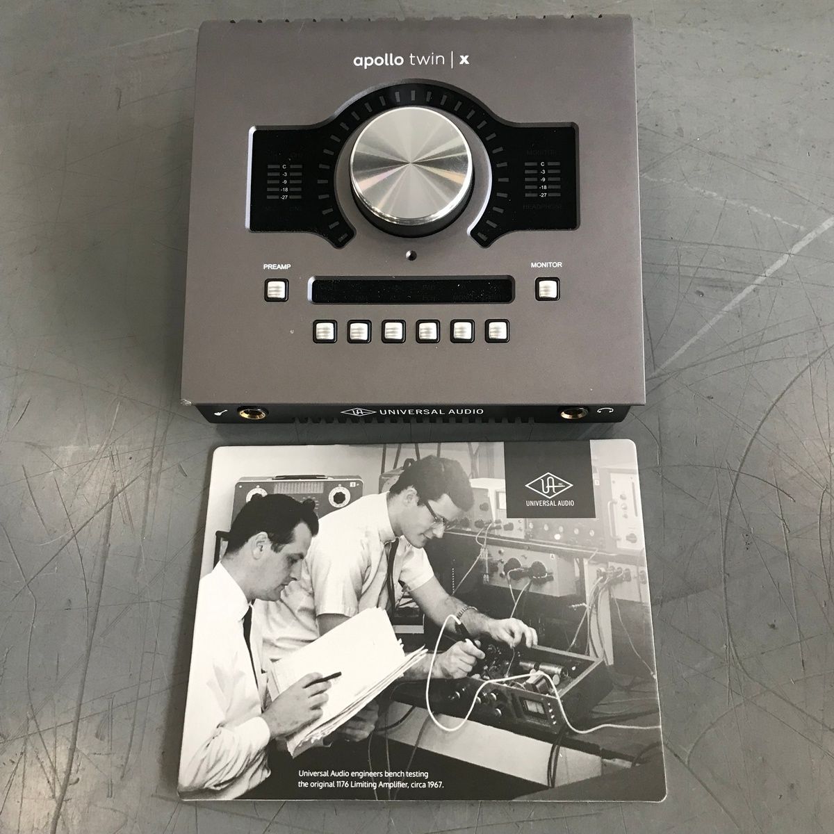 UNIVERSAL AUDIO APOLLO TWIN X UAD-2 DUO CORE THUNDERBOLT AUDIO INTERFACE