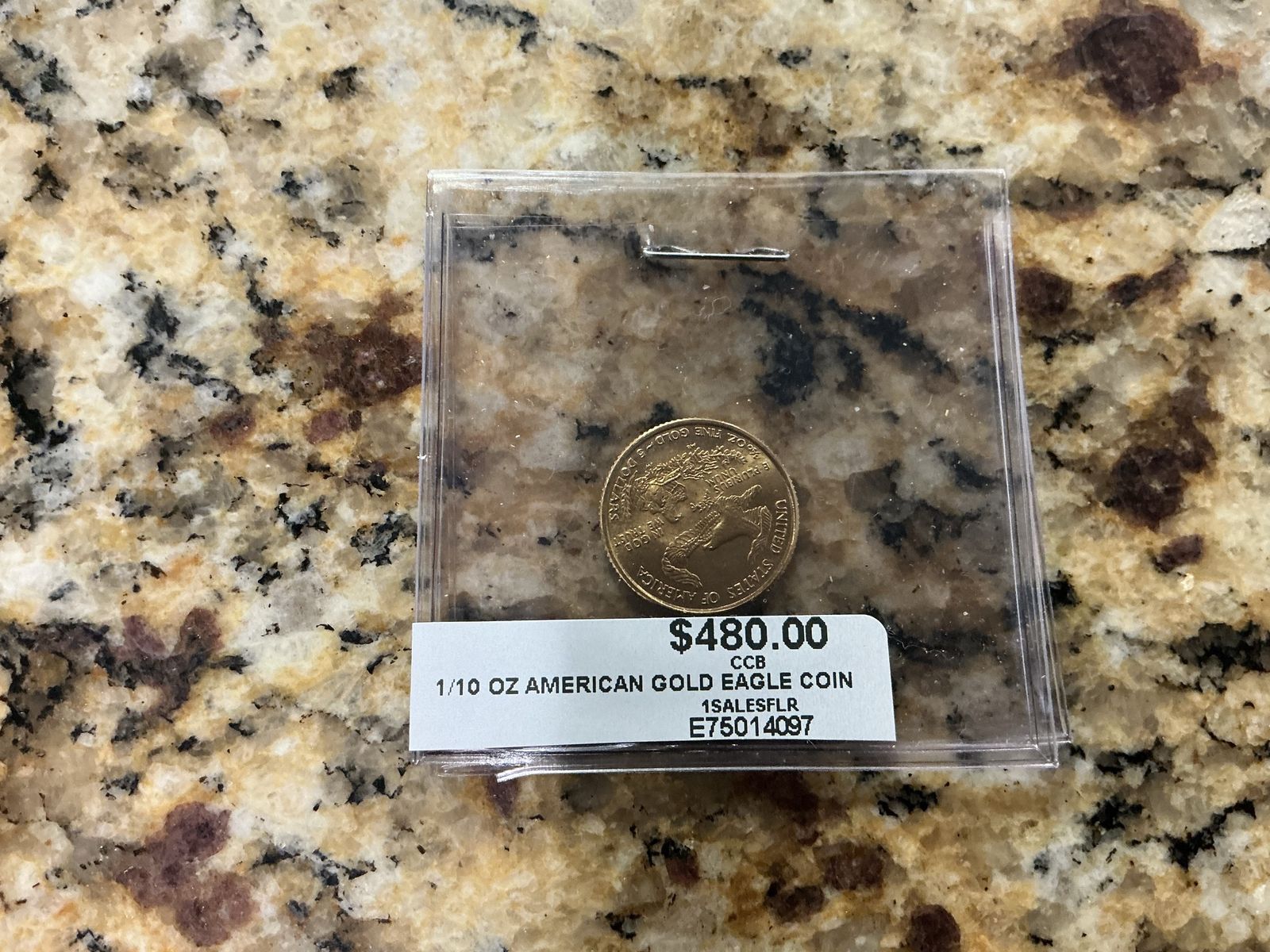 2000 1/10 oz American Gold Eagle Coin $5 Fine Gold Bullion E75014097