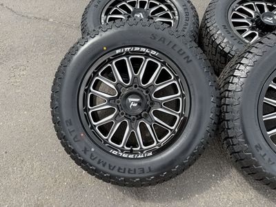 20” Fittipaldi FA18 8 Lug 8x180 34” Sailun AT2 275/65R20 Chevy/GMC 34x11x20
