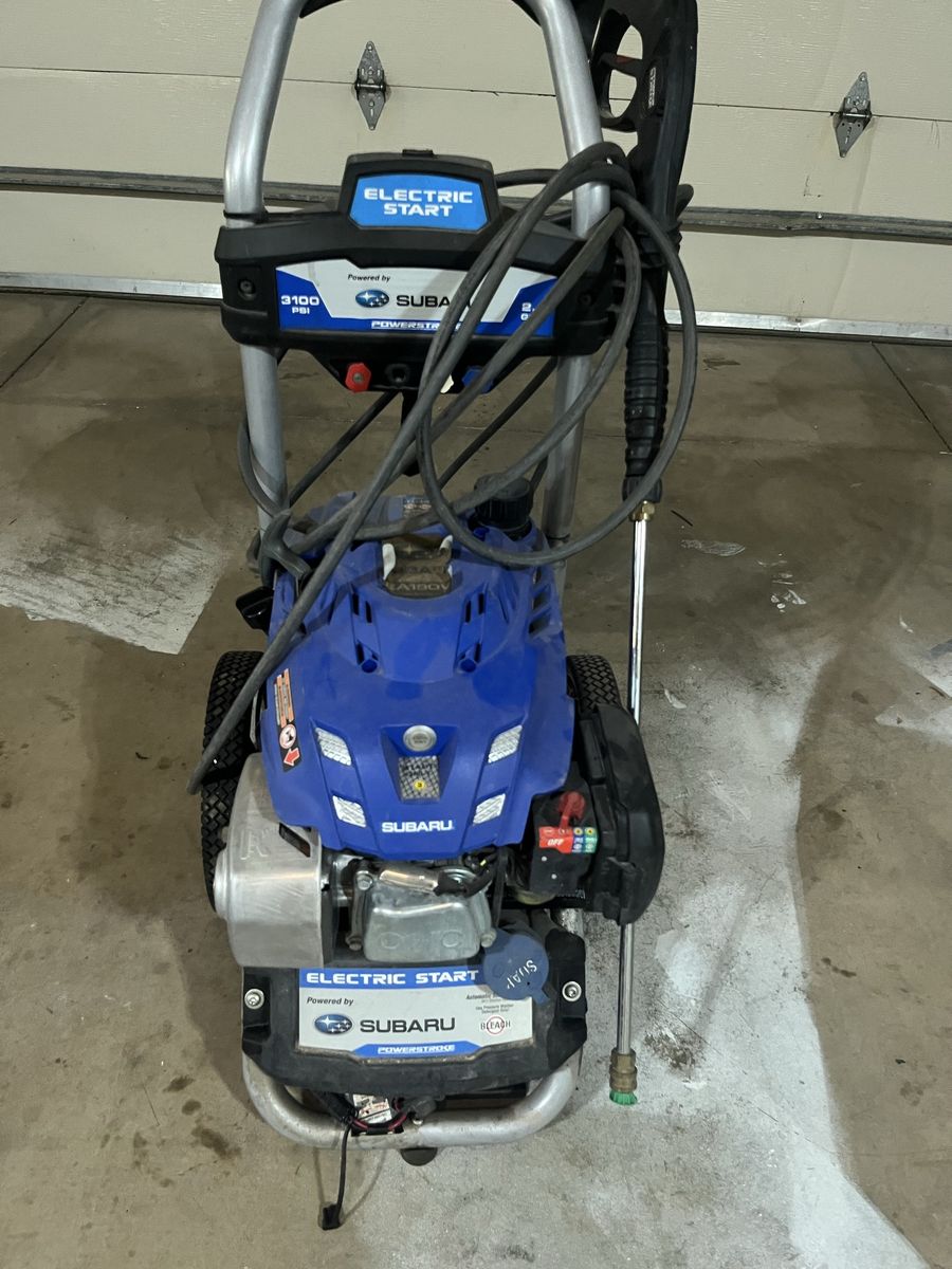 PowerStroke 3100 PSI Gas Pressure Washer Powered by Subaru Engine Electric Start