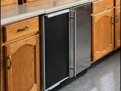 U-Line CLR1215 15” Built-In Clear Ice Maker Machine – Black – Tested Working