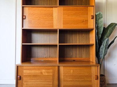 *FREE DELIVERY* Vintage Danish Teak Wall Unit!